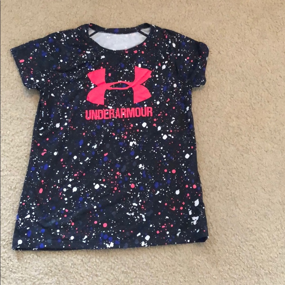 Splatter paint Under Armour shirt